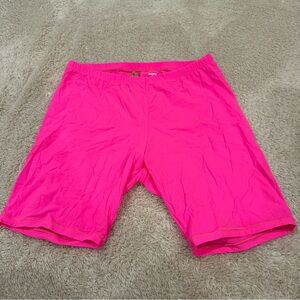 NWT skims pink bike shorts size medium